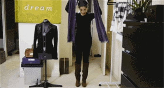 圍巾的系法 秋冬圍巾