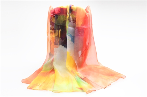 真絲圍巾 真絲圍巾