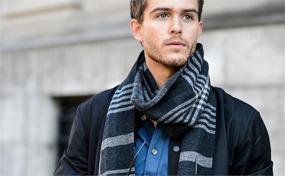 男士羊絨圍巾