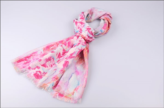 羊毛噴繪圍巾 羊毛噴繪圍巾