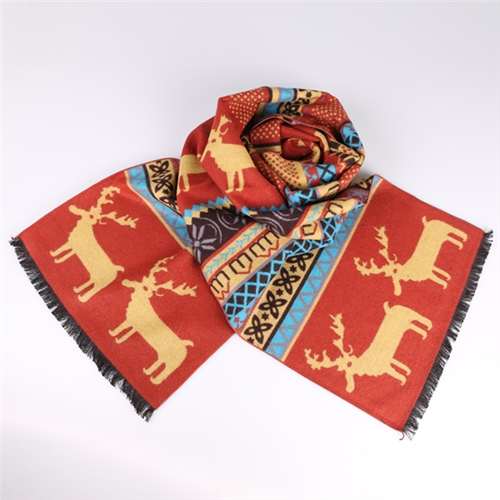 圣誕節(jié)小鹿圍巾