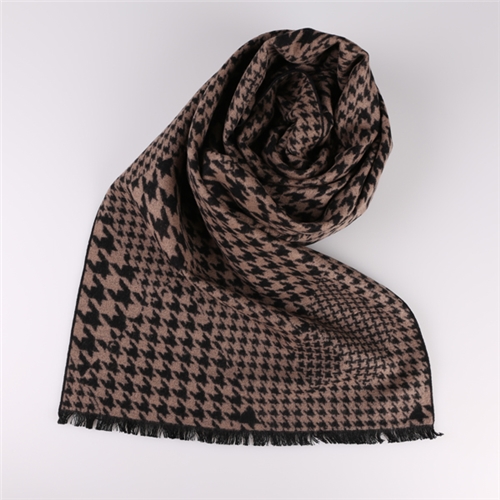新款千鳥(niǎo)格圍巾