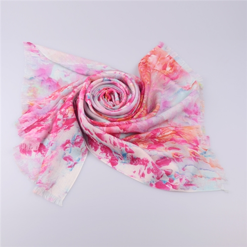 羊毛噴繪圍巾