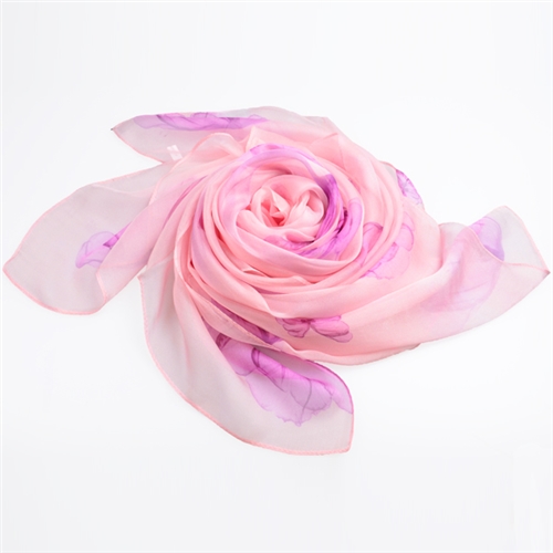 長(zhǎng)款百搭雪紡絲巾