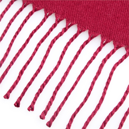 純色仿羊絨披肩