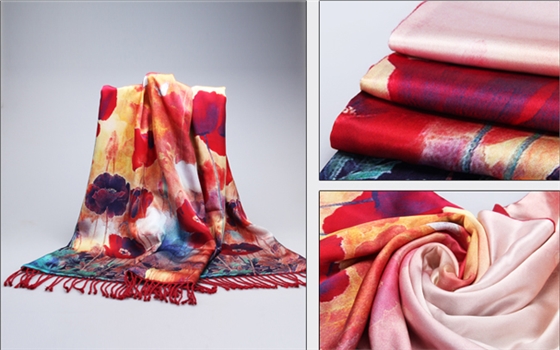 桑蠶絲圍巾,圍巾精品推薦 圍巾圖