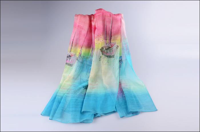 防曬絲巾 真絲圍巾 圍巾批發(fā) 女士圍巾