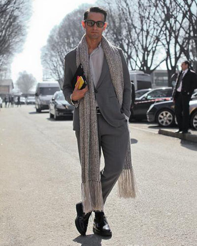 男士圍巾 男士圍巾的圍法 男士圍巾的搭配 男士圍巾 男士圍巾的圍法 男士圍巾的搭配