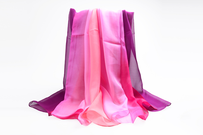 純色女士絲巾 真絲圍巾 圍巾批發(fā) 印花絲巾