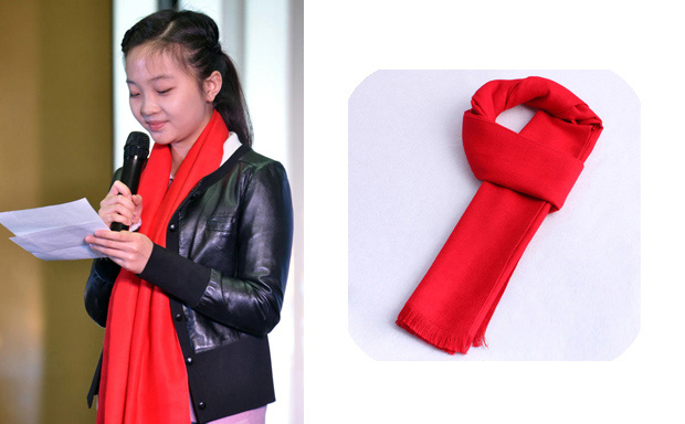 紅圍巾