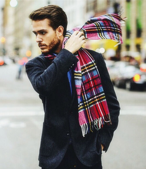 男士圍巾 男士圍巾