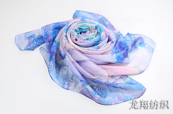 龍翔真絲圍巾 龍翔真絲圍巾