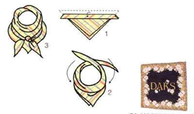 絲巾系法牛仔結(jié) 絲巾系法牛仔結(jié)