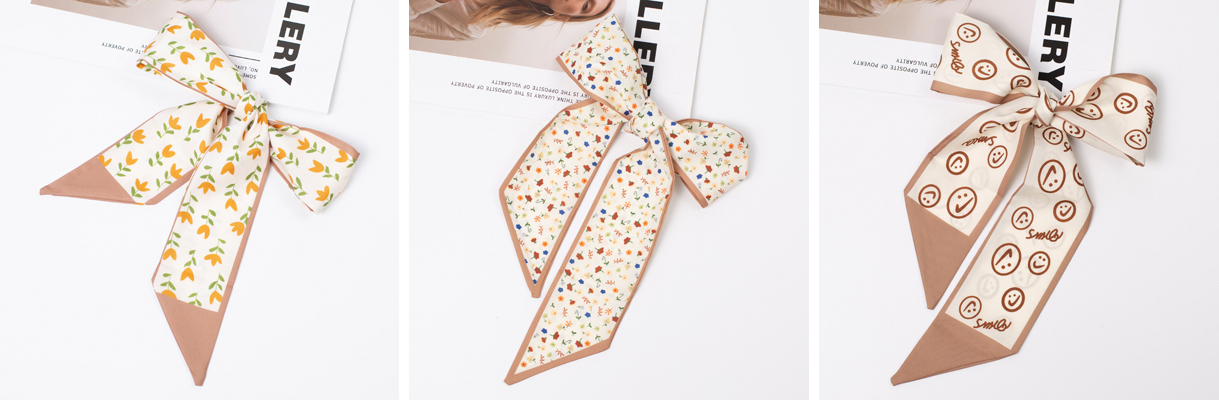 長條絲巾搭配圖