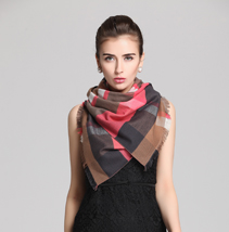 真絲色織圍巾 真絲色織圍巾