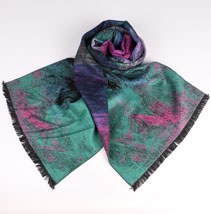 油畫藝術(shù)圍巾