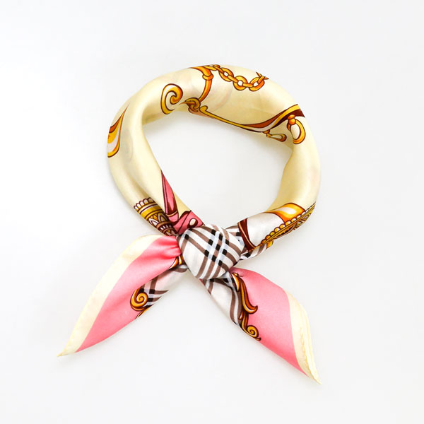 格紋誘粉小方巾 格紋誘粉小方巾